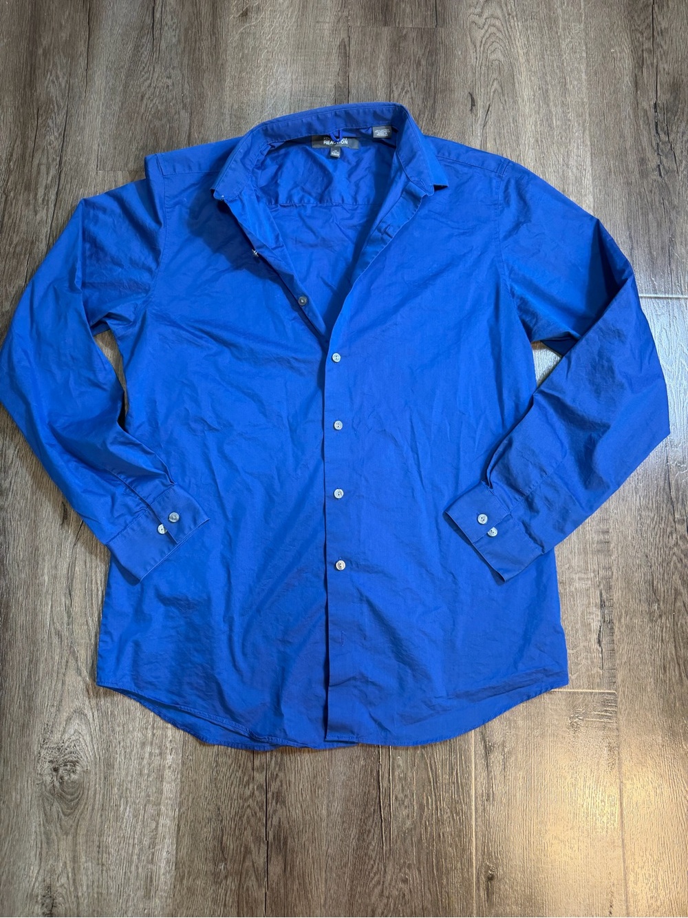 Kenneth Cole Vibrant Royal Blue Lightweight Shirt Jacket